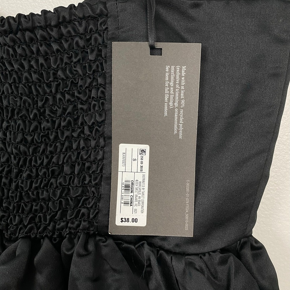 Future‎ Collective Sweetheart Bubble Satin Midi Dress Bustier Elegant Size S - Picture 8 of 12